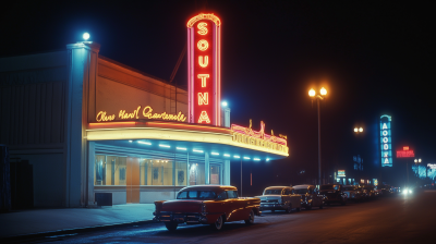 Retro Music Venue Marquee