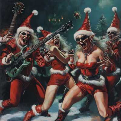 Evil Christmas Elves Party