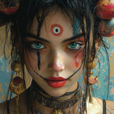 Surreal Clown Girl