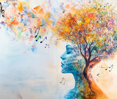 Musical Tree Abstract