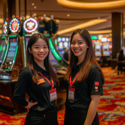 Welcoming Smiles at the Casino