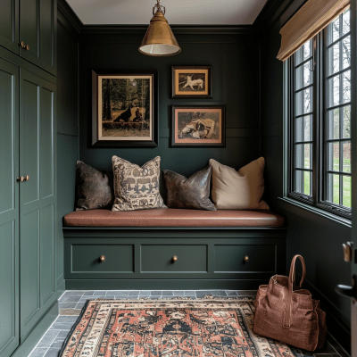 Moody Cottage Mudroom