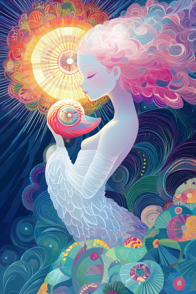Surreal Mermaid Portrait