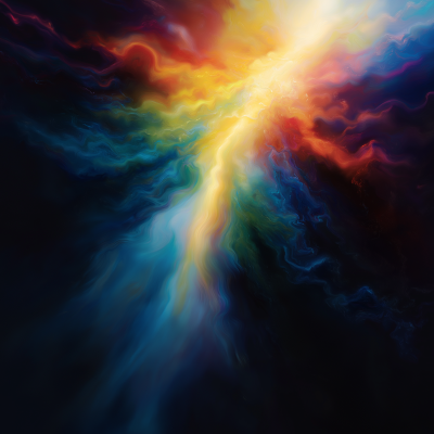 Cascading Light and Colors