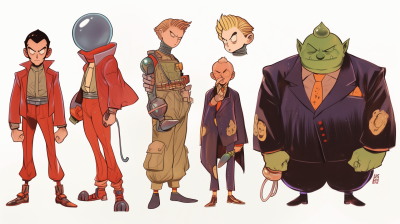 Evil Villain Character Design