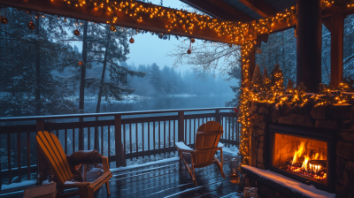 Cozy Winter Veranda