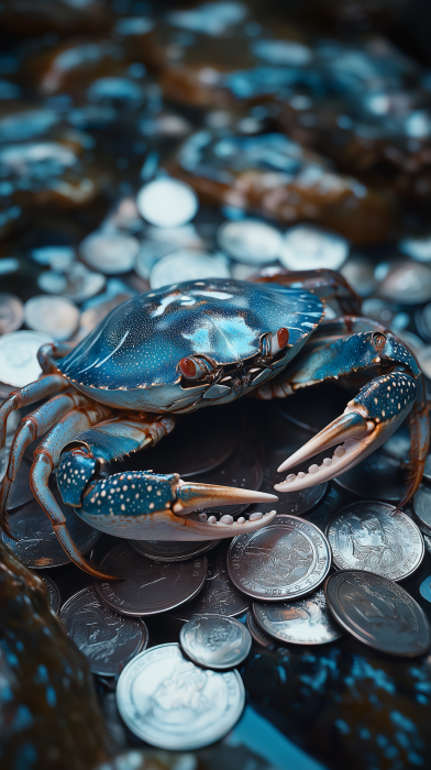 Majestic Chesapeake Blue Crab