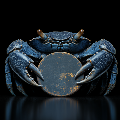 Hyperrealistic Blue Crab