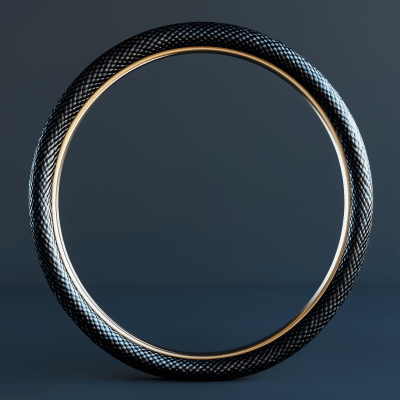 Kevlar Circular Picture Frame