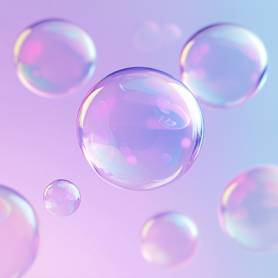 Pastel Soap Bubbles