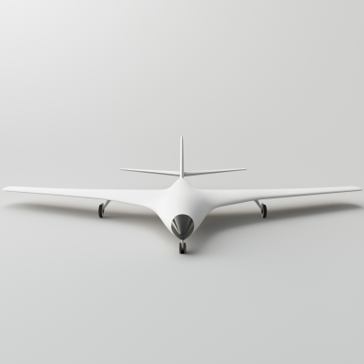 Minimalistic Blended Wing Body Glider