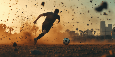 Soccer Action in Los Angeles