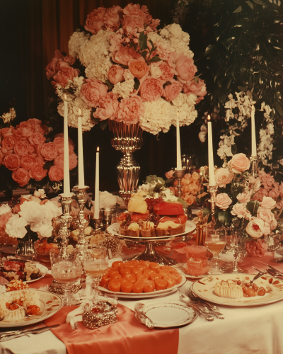 Glamorous Dinner Table at Waldorf Astoria