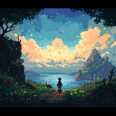 Pixel Art Horizon