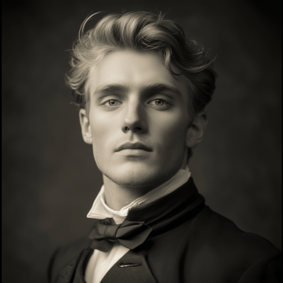 Vintage Black and White Photo