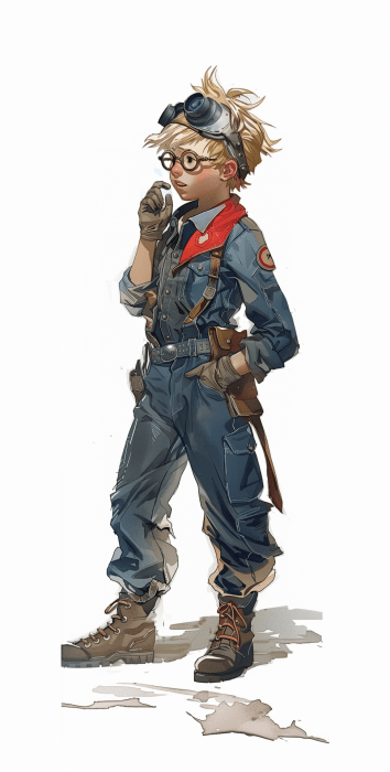Cute Boy in Training
