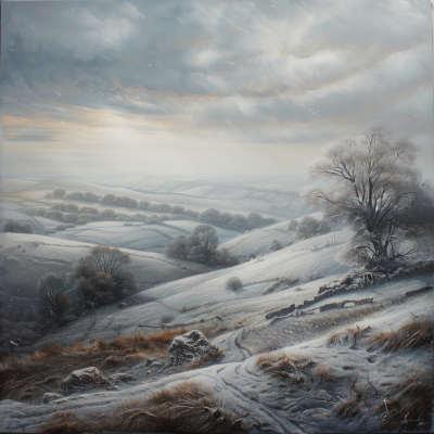 Medieval Winter Landscape