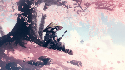 Raccoon Samurai