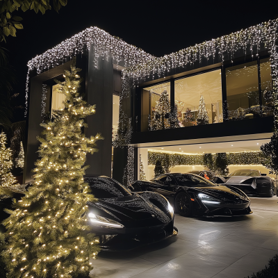 Luxurious Christmas Mansion