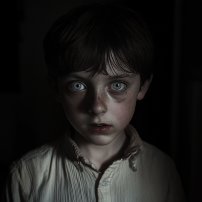 Haunted British Boy