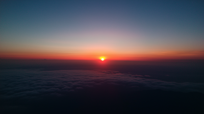 First Sunrise from Mt. Fuji