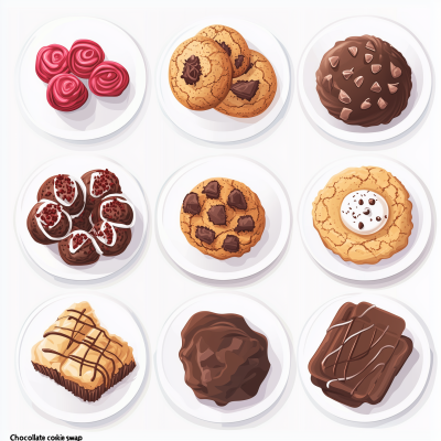 Chocolate Cookie Swap Icon