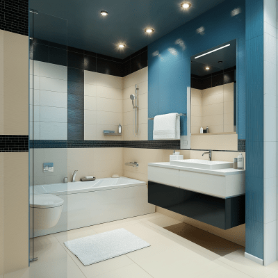 Modern Bathroom Corner