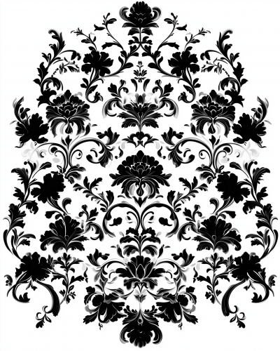 Antique French Floral Ornament