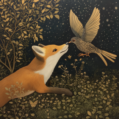 Fox and Fairy Wren