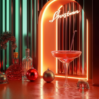 90s Christmas Cocktail Party
