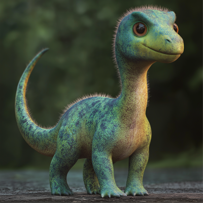 Cute Apatosaurus Puppy