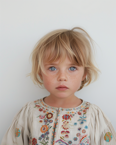 Cute Little Girl Portrait