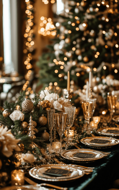 Elegant Christmas Party Decor