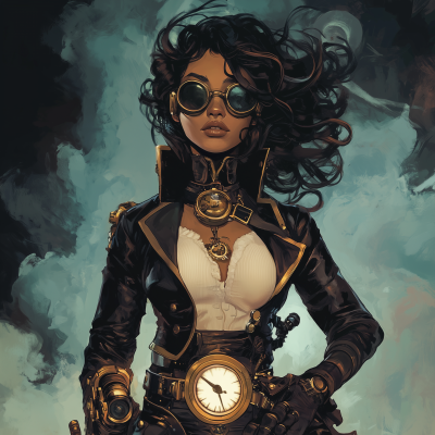 Steampunk Female Character