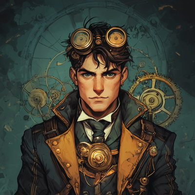 Steampunk Male Character