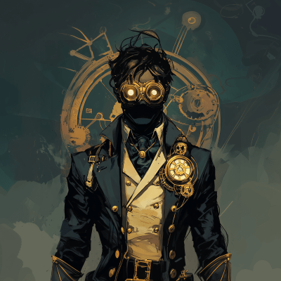 Steampunk Male Character