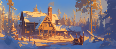 Cozy House Concept Art