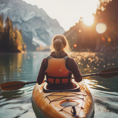 Kayaking in the Alps