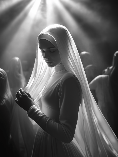 Dancing Nun in Club