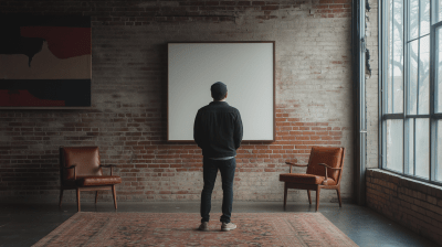 Contemplation in an Industrial Loft