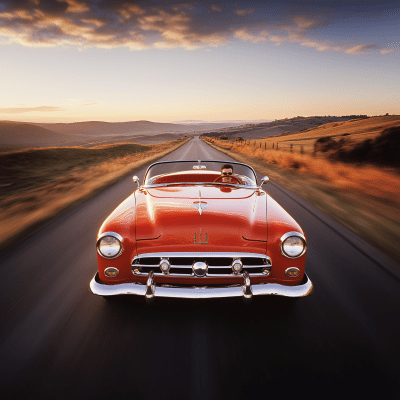 Vintage 1950s Convertible
