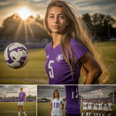 Athlete Portraits on the Field