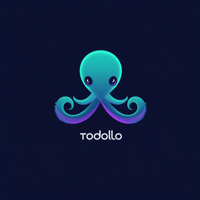 Minimalistic Octopus Logo