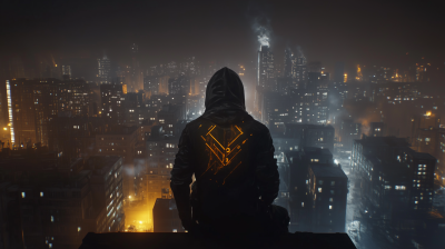 Cyberpunk City View