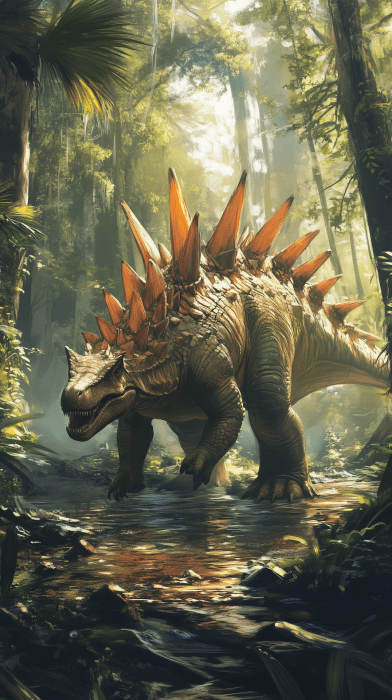 Stegosaurus Illustration