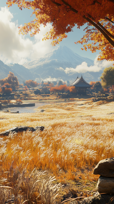 Sunny Autumn Landscape