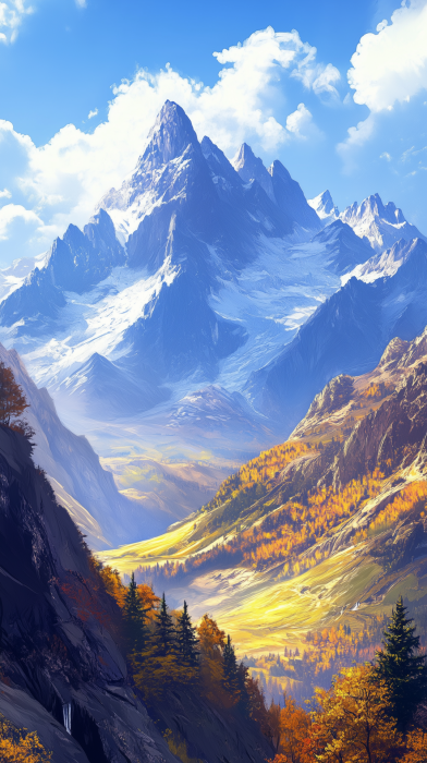 Sunny Day in the Dolomites