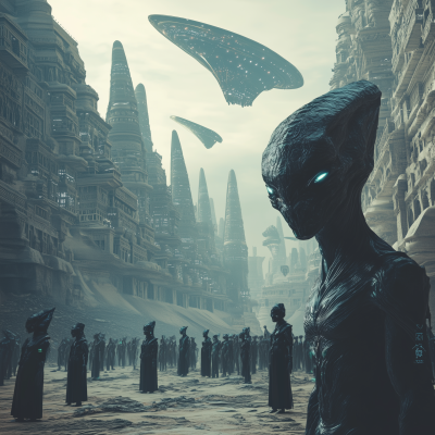 Galactic Alien Portrait