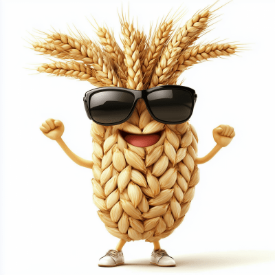 Stylish Wheat Character