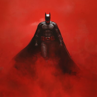 Batman Emerges from Red Dust